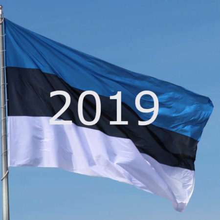 Eesti lipp - riigipühad, vabad päevad, lühendatud tööpäevad 2019