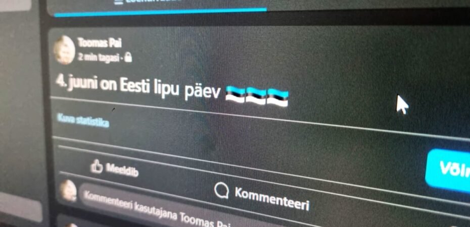 Facebooki emotikonid lipud eesti lipp
